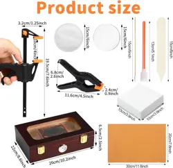 539 Pcs Card Flattening Tool Kit Trading Card Repair Accessory Grading Cleaning - Image 2