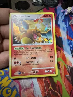 Charizard LV 60 1/99 Cracked Ice Holo Card holo bleed error - Image 1