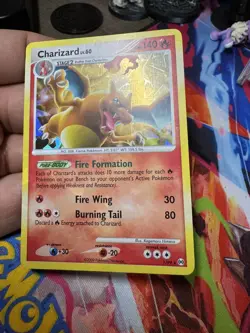 Charizard LV 60 1/99 Cracked Ice Holo Card holo bleed error - Image 3