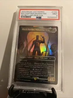 Black Panther, Wakandan King (Rainbow Foil) Secret Lair Drop Foil - Image 1