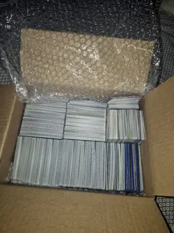 Pokemon Bulk card lot grouped by types box has hundreds of cards 2019-2025 sets - Image 1