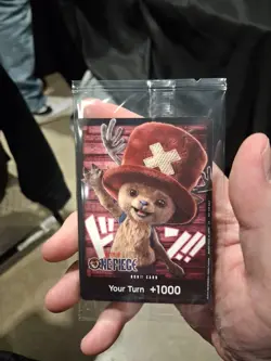 Tony Tony Chopper 2026 C2E2 One Piece Promo Card English Sealed - Image 1