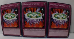 3x Magician's Circle Yugioh Trap Cards The Best Online Set Deal - Image 1