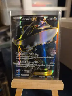 Pokemon Steelix EX Full Art Ultra Rare Holo Card 108/114 XY Steam Siege - Image 1
