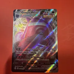 Pokemon TCG Fusion Strike Gengar VMAX 157/264 Swsh08 Pack Fresh Mint Card - Image 1