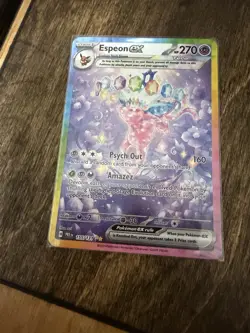 Pokemon TCG Espeon EX Prismatic Evolutions Holo Card 155/131 - Image 1