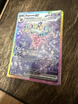 Pokemon TCG Espeon EX Prismatic Evolutions Holo Card 155/131 - Image 2