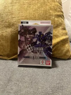 BANDAI English Gundam Card Game Iron Bloom Starter Deck ST05 TCG Factory Sealed - Image 1