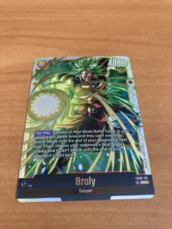 Broly SCR FB08-122 Dragon Ball Super Card Fusion World Saiyan’s Pride Foil NM - Image 3