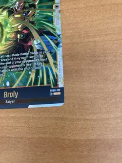 Broly SCR FB08-122 Dragon Ball Super Card Fusion World Saiyan’s Pride Foil NM - Image 5
