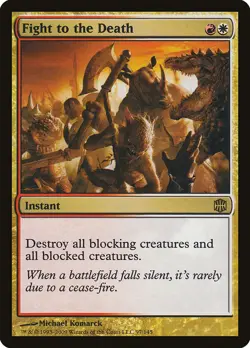 Fight to the Death - NM - R - MTG - Image 1