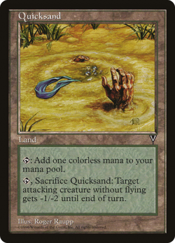 Quicksand (MP) Visions VIS Magic MTG - Image 1