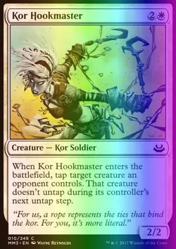MTG Magic the Gathering Kor Hookmaster (10/270) Modern Masters 2017 LP FOIL - Image 1