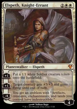 MTG Elspeth, Knight-Errant (13/30) Modern Event Deck 2014 LP - Image 1