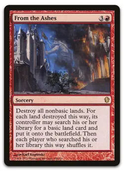 From the Ashes #108 (LP) Commander 2013 C13 Magic MTG - Image 1