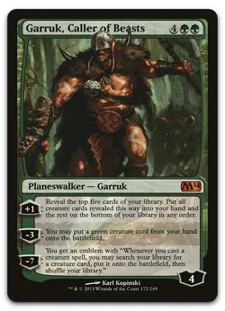 Garruk, Caller of Beasts #172 (NM) Magic 2014 M14 Magic MTG - Image 1