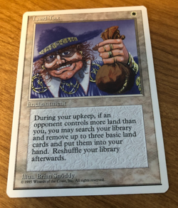 Land Tax MTG 4th Edition Regular Magic The Gathering - Image 1