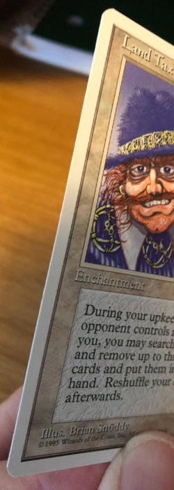 Land Tax MTG 4th Edition Regular Magic The Gathering - Image 4