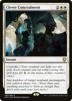 Clever Concealment - ONC Phyrexia: All Will Be One Commander MTG - Near Mint - Image 1