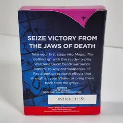 NYCC SDCC 2025 Magic the Gathering Black Venom Themed Welcome Deck NEW Sealed - Image 2