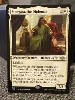 Mangara the Diplomat NM/M Unspecified Set MTG Magic Card EDH White Staple - Image 1