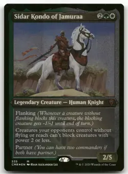 Sidar Kondo of Jamuraa (Foil Etched) #535 (NM) Commander Legends CMR Magic MTG - Image 1