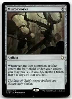 Mirrorworks #211 (NM) Commander 2018 C18 Magic MTG - Image 1