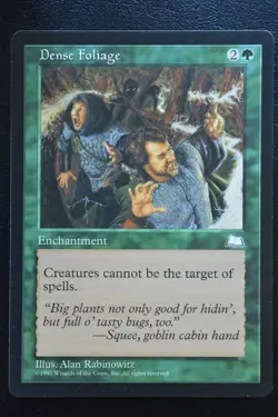 Magic The Gathering MTG DENSE FOLIAGE Weatherlight LP Lightly Played - Image 1