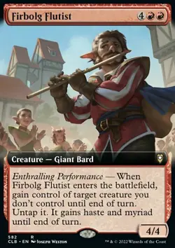 MTG Firbolg Flutist (582/1023) Commander Legends Battle for Baldur's Gate LP - Image 1