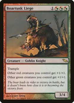Boartusk Liege - NM - R - MTG - Image 1