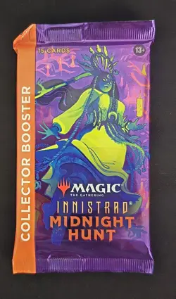 Magic MTG Innistrad Midnight Hunt Collector Booster Pack Factory Sealed - Image 1