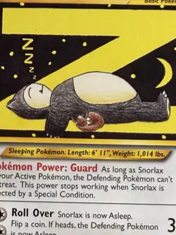 Pokemon TCG Snorlax WOTC Black Star Promo 49 2002 - Image 3