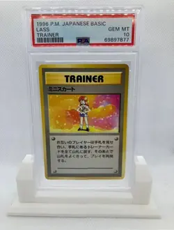 PSA 10 1996 Japanese Pokemon Base Set Basic Basic -Lass Trainer GEM MINT - Image 5