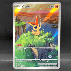 2025 POKEMON SCARLET & VIOLET VICTINI SVP 208 ILLUSTRATION RARE (PROMO) - Image 1