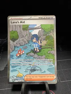 Pokemon TCG Lana's Aid 219/167 Trainer Full Art Special Illustration Rare NM - Image 1