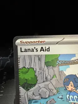 Pokemon TCG Lana's Aid 219/167 Trainer Full Art Special Illustration Rare NM - Image 2