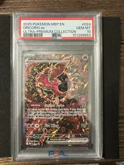 2025 Pokemon—Oricorio EX #024 Mega Evolution—Black Star Promo Holo PSA 10 - Image 1
