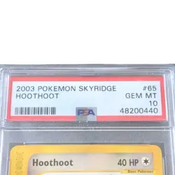 Pokemon Hoothoot Skyridge 65/144 2003 PSA 10 GEM MT Regular Basic HP40 TCG RARE - Image 4