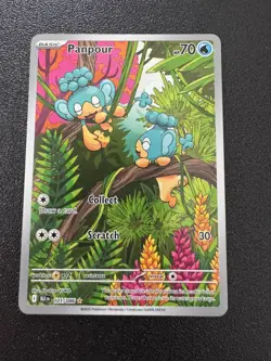 Panpour 101/086 Black Bolt Pokemon TCG - English Illustration Rare - Image 1