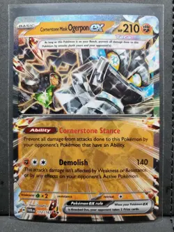 Cornerstone Mask Ogerpon ex 112/167 - Pokemon TCG Twilight Masquerade - NM - Image 1