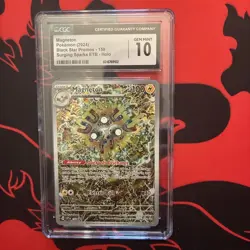 Pokemon TCG CGC GEM MINT 10 Magneton SVP 159 Black Star Promo Surging Sparks - Image 1
