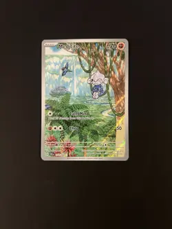 Pokemon TCG Meditite #153/142 Stellar Crown Illustration Rare Near Mint - Image 1