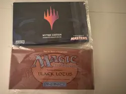 Pinfinity MTG Black Lotus & Jeweled Lotus Pin & Lanyard Magic The Gathering - Image 1