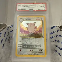 1999 Pokemon Jungle Clefable Holo - Image 1
