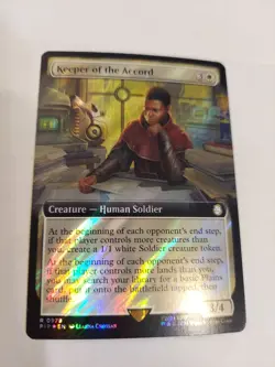 Keeper of the Accord (Extended Art) (Surge Foil) Universes Beyond: Fallout Foil - Image 1