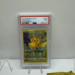 2023 POKEMON SWORD AND SHIELD CROWN ZENITH #GG30 FA/PIKACHU CROWN ZENITH PSA 9 - Image 1