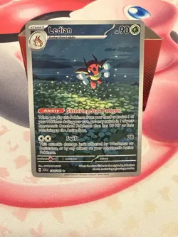 Pokemon Ledian Stellar Crown Illustration Rare Holo - Image 1