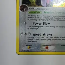 Pokemon TCG Aerodactyl Holo Rare EX Legend Maker 1/92 Stage 1 70 HP 2006 English - Image 5