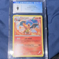 Charizard Pokemon TCG Boundaries Crossed CGC 9 Holo Rare 20/149 English 2012 - Image 1