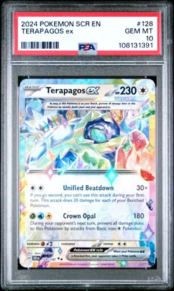 Terapagos ex - 128/142 - Stellar Crown - PSA 10 - Pokemon TCG - Image 1